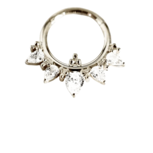 bif dimond ring earing
