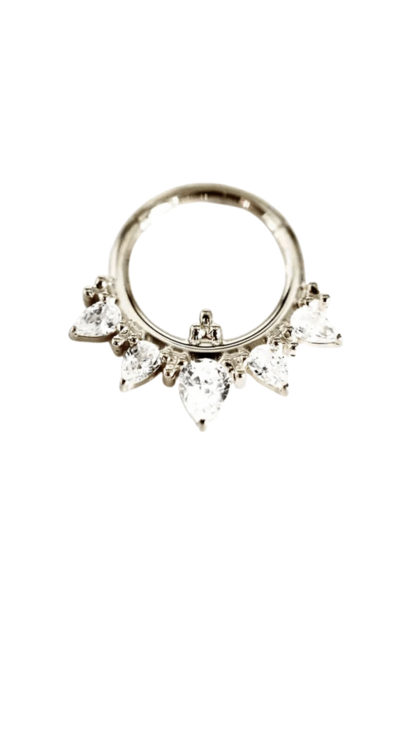 bif dimond ring earing